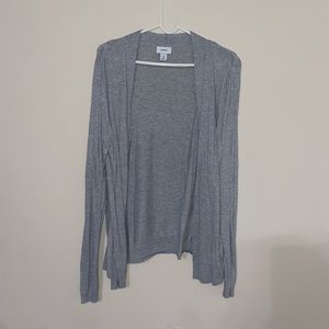 Old navy grey long sleeve cardigan